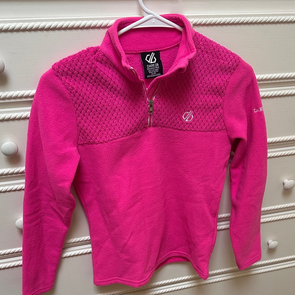 Dare2B Kids Pink Fleece Pullover
